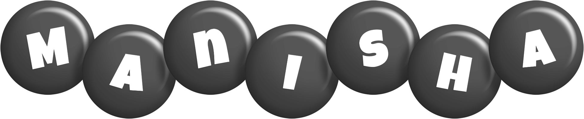 Manisha candy-black logo