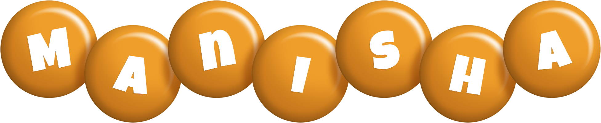 Manisha candy-orange logo