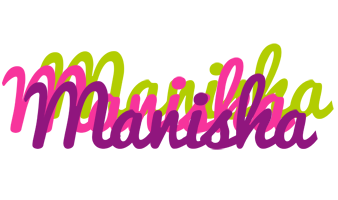 Manisha flowers logo
