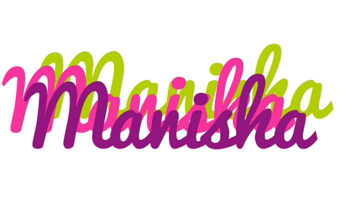 Manisha flowers logo