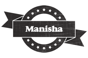 Manisha grunge logo