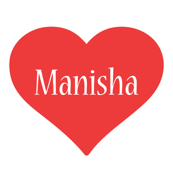Manisha love logo