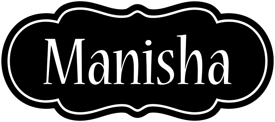 Manisha welcome logo