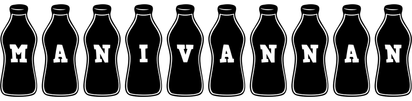 Manivannan bottle logo