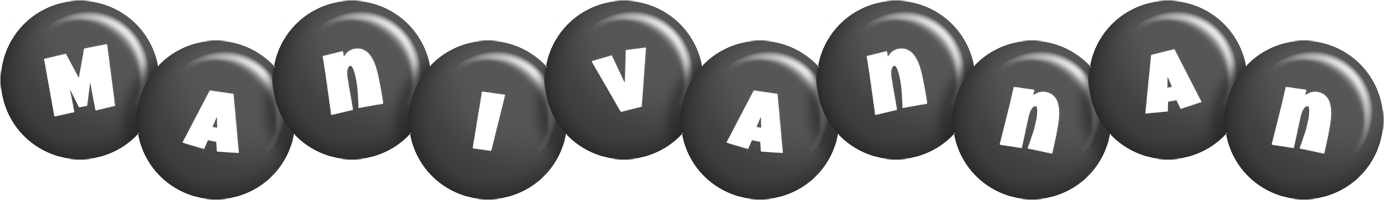Manivannan candy-black logo