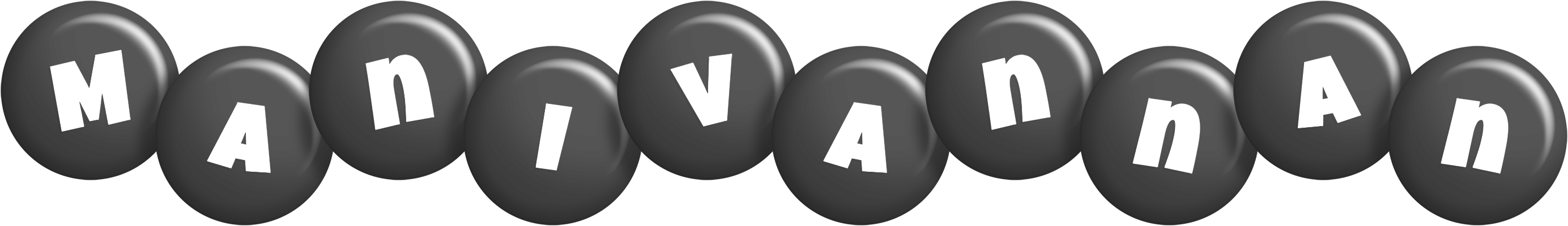 Manivannan candy-black logo