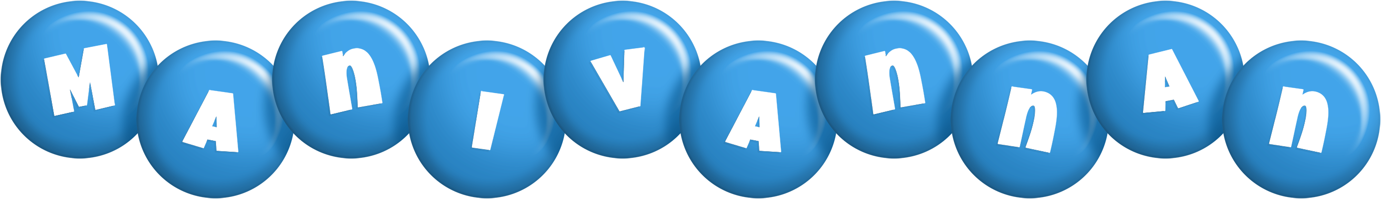 Manivannan candy-blue logo