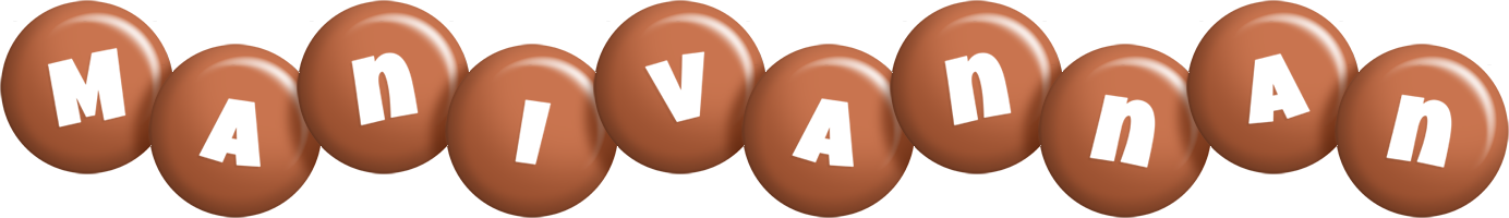 Manivannan candy-brown logo