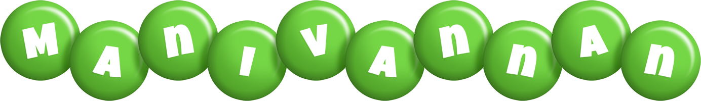 Manivannan candy-green logo