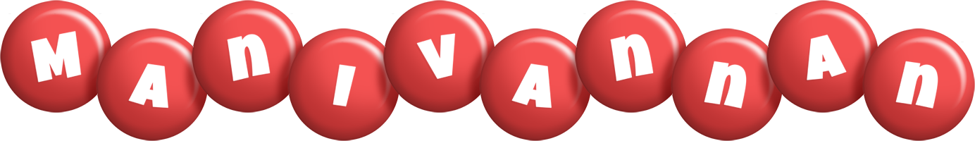 Manivannan candy-red logo