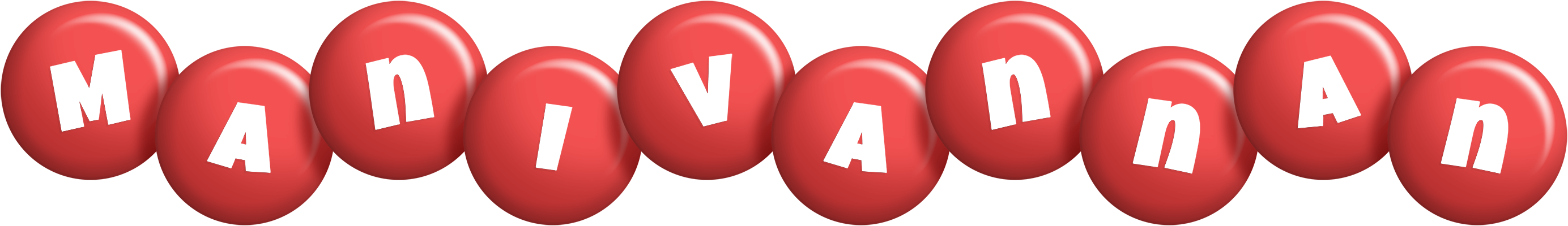 Manivannan candy-red logo