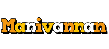 Manivannan cartoon logo
