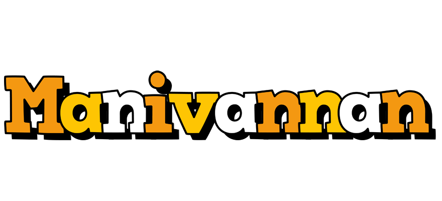 Manivannan cartoon logo