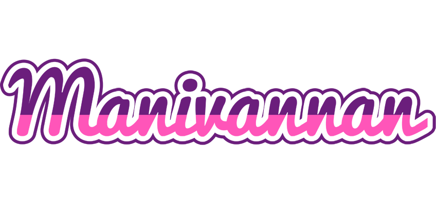 Manivannan cheerful logo