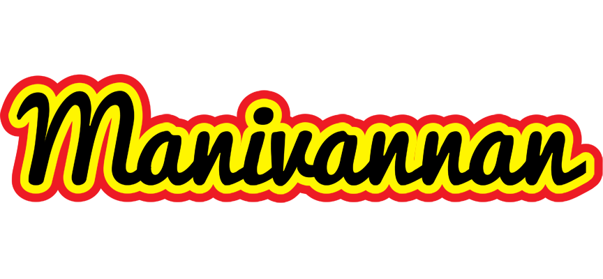 Manivannan flaming logo