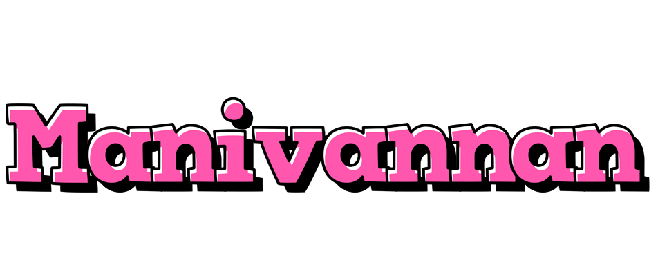 Manivannan girlish logo