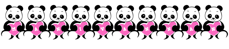 Manivannan love-panda logo