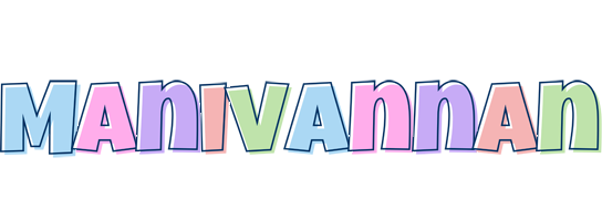 Manivannan pastel logo