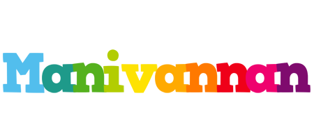Manivannan rainbows logo