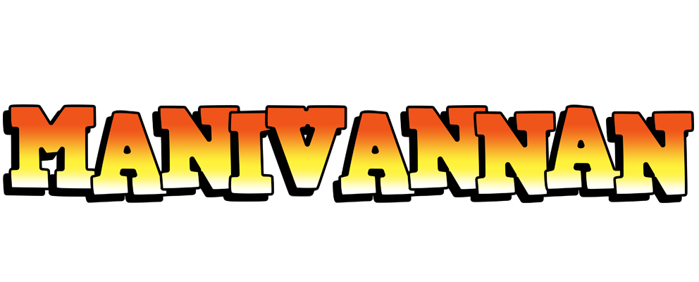Manivannan sunset logo