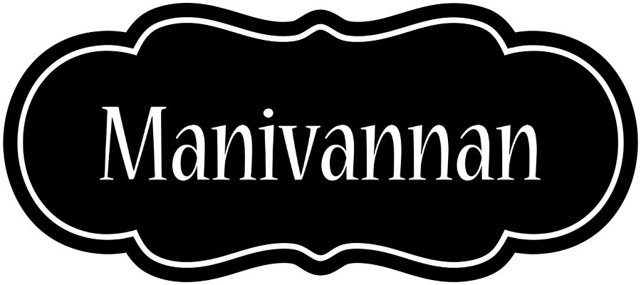 Manivannan welcome logo