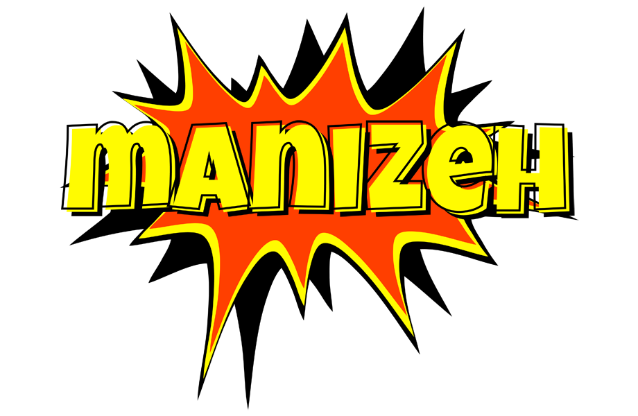 Manizeh bazinga logo