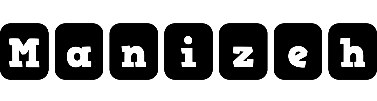 Manizeh box logo