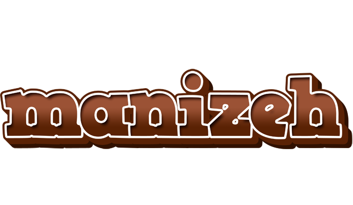 Manizeh brownie logo