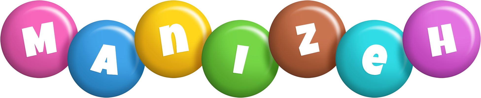 Manizeh candy logo