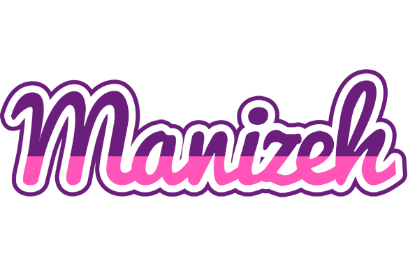 Manizeh cheerful logo