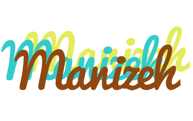 Manizeh cupcake logo