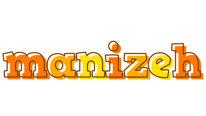 Manizeh desert logo