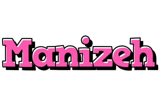 Manizeh girlish logo