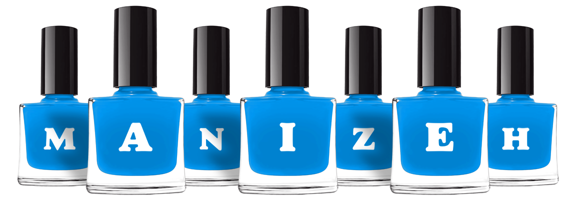 Manizeh glossy logo