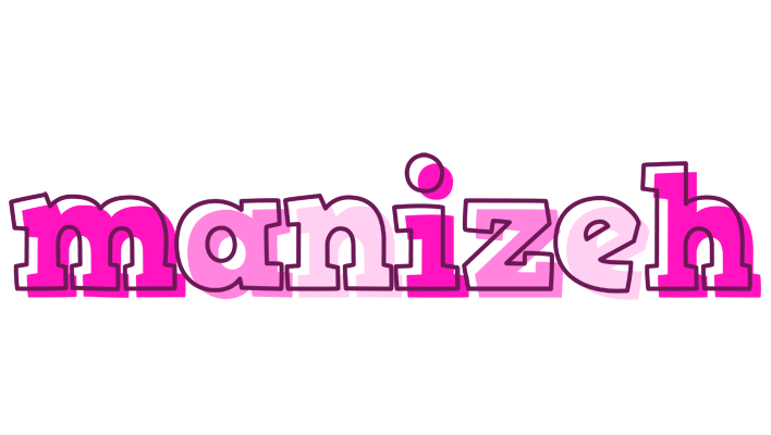 Manizeh hello logo