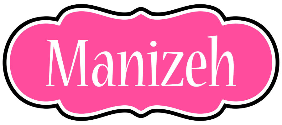 Manizeh invitation logo