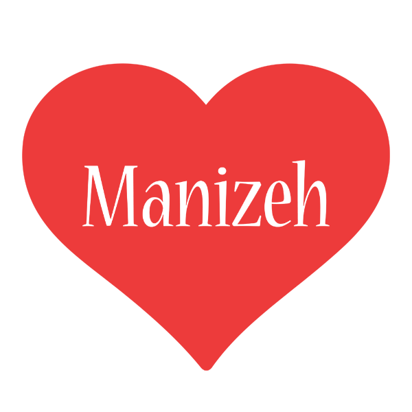 Manizeh love logo