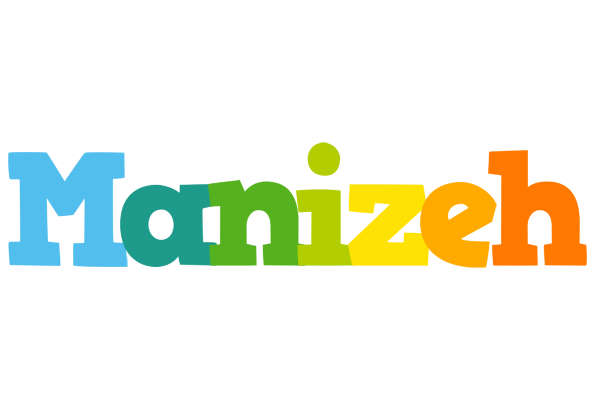 Manizeh rainbows logo