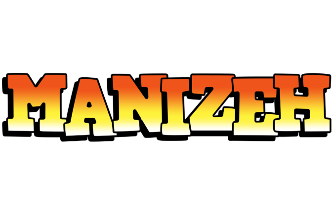 Manizeh sunset logo