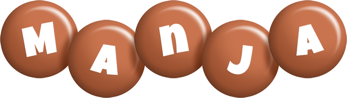 Manja candy-brown logo