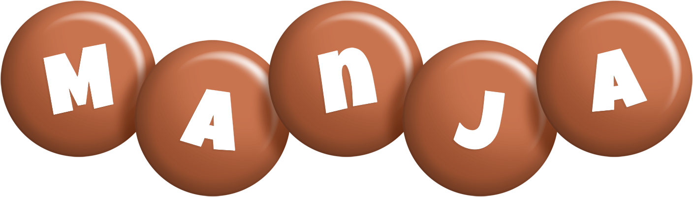 Manja candy-brown logo
