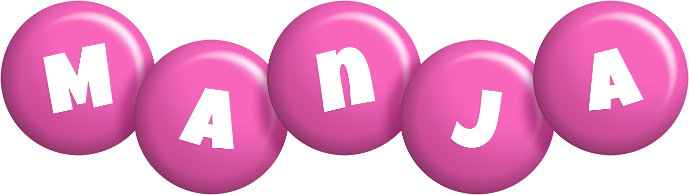 Manja candy-pink logo