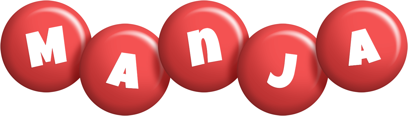 Manja candy-red logo