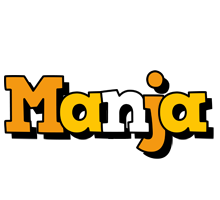 Manja cartoon logo