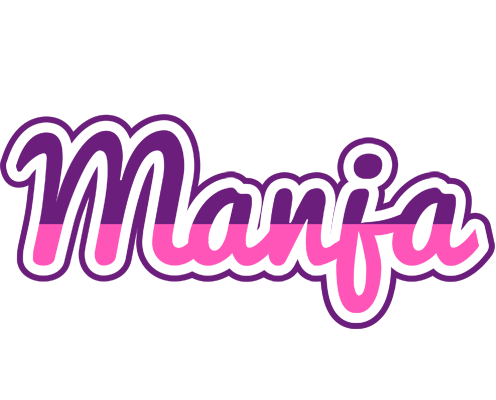 Manja cheerful logo