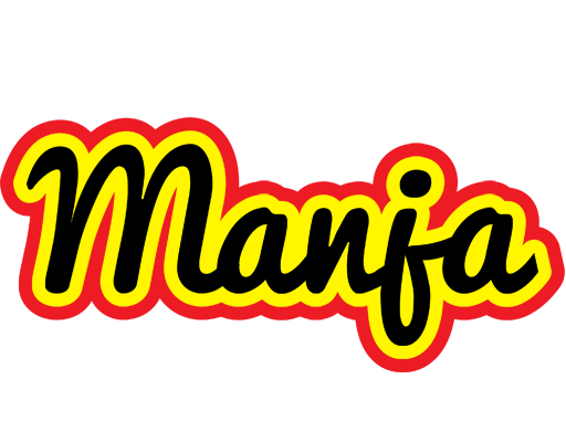 Manja flaming logo