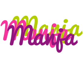 Manja flowers logo