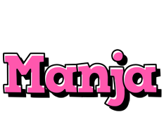 Manja girlish logo