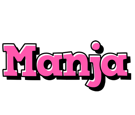 Manja girlish logo