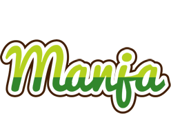 Manja golfing logo